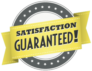 100% satisfaction guarantee